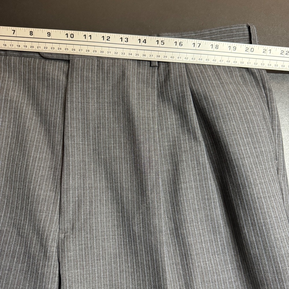 Coppley Brothers Custom Tailored 100 Wool‎ Pinstripe Suit Mens 48L 40W - Picture 8 of 11